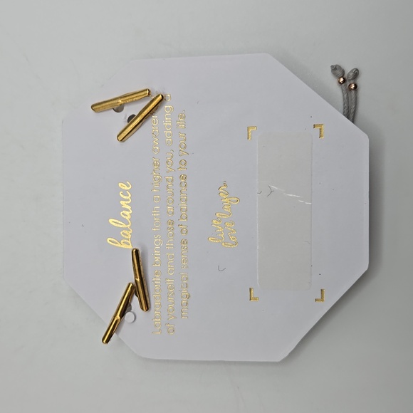 Gorjana Labradorite Rose Gold Power Gemstone Bracelet - BALANCE - Picture 4 of 4